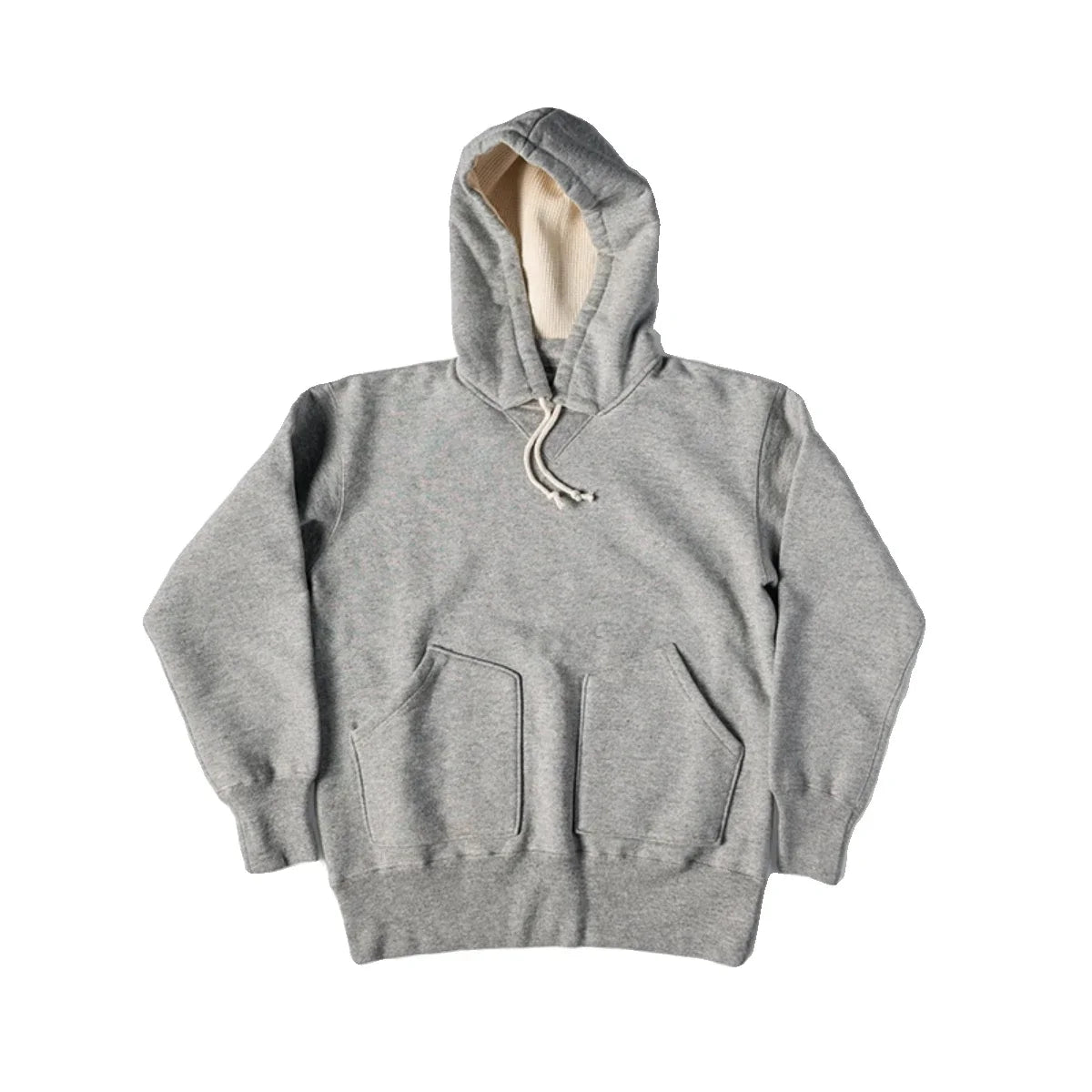 Rugged Bronson Vintage Inspired Attached Hood Parka Heavyweight Cotton Fleece Sweatshirt